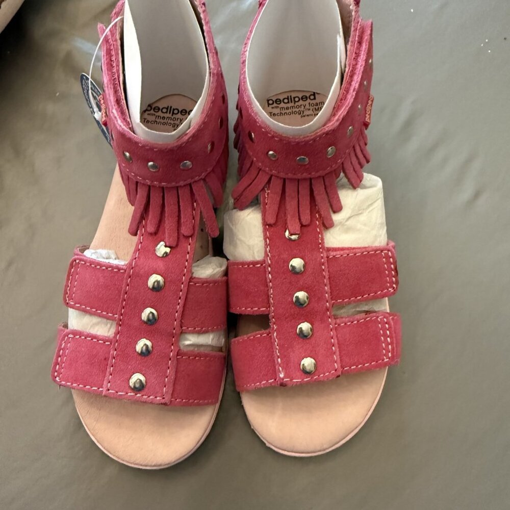 pediped Rosalie Fuchsia shoes